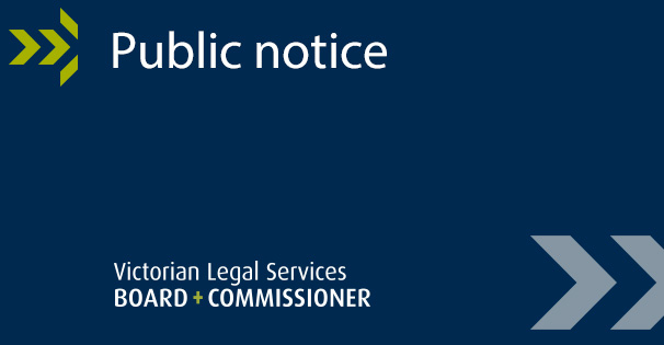 Public notice on Alexander Stuart Pinnock